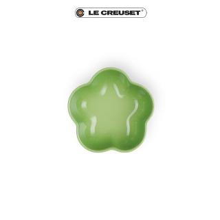 【Le Creuset】瓷器花型盤-小-12cm(棕櫚綠)