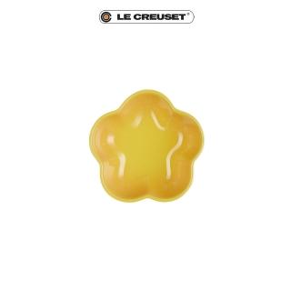 【Le Creuset】瓷器花型盤-小-12cm(芥末黃)