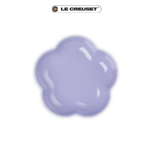 【Le Creuset】瓷器花型盤-中(薰衣草)
