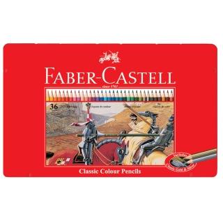 【Faber-Castell】德國輝柏 36色紅盒色鉛筆 開學文具