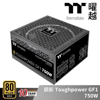 【Thermaltake 曜越】曜越 鋼影 Toughpower GF1 750W 金牌 認證電源 全模組 十年保固(PS-TPD-0750FNFAGT-1)