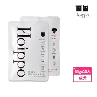 【Hoippo 步一步】日本天然有機白魚系列犬糧65g10入(膝關節保護 毛皮保養 天然有機 易攜帶)