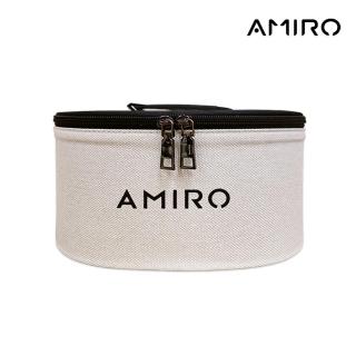 【AMIRO】大容量圓筒化妝包(手提 便攜 收納 化妝箱 禮物 情人節 抗老)