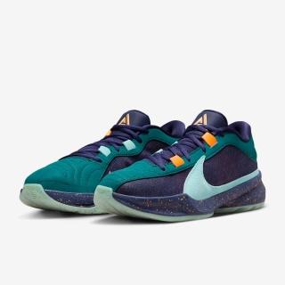 【NIKE 耐吉】籃球鞋 男鞋 運動鞋 包覆 緩震 字母哥 ZOOM FREAK 5 EP 紫綠 DX4996-300
