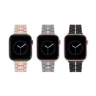 【NINE WEST】Apple watch 時尚拼接蘋果錶帶(Series 1/2/3/4/5/6/7/8/SE/Ultra/Ultra 2 全系列適用)