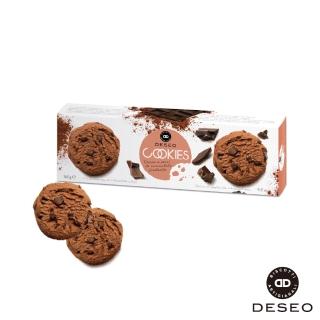 【DESEO】義大利進口特濃巧克力奶油餅乾 160g(法國Michel Cluizel著名黑巧克力)