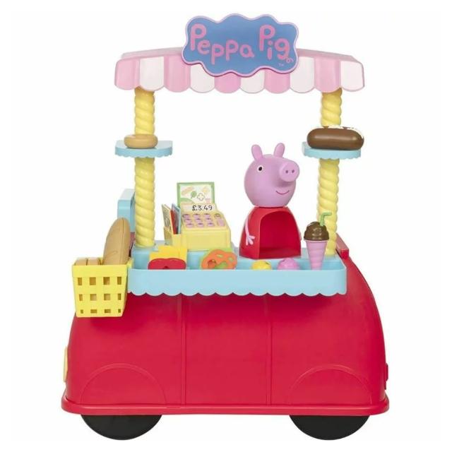 【寶寶共和國】Peppa pig 粉紅豬 豪華快餐車(家家酒玩具 廚房玩具)
