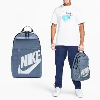 【NIKE 耐吉】後背包 Elemental Backpack 男款 藍 白 大空間 支撐背板 雙肩包 基本款(DD0559-493)