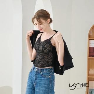 【LadyMe】古典無痕美背衣-黑色(全新舒適居家系列)