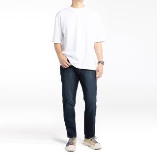 【Last Taiwan Jeans】台灣製 舒適超彈直筒牛仔褲(復古藍)