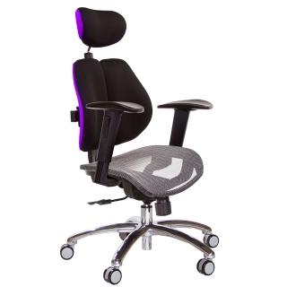 【GXG 吉加吉】高雙背網座 電腦椅 鋁腳/2D升降扶手(TW-2804 LUA2)