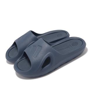 【adidas 愛迪達】拖鞋 Adicane Slide 男鞋 女鞋 海軍藍 一體式 軟底 環保材質 涼拖鞋 愛迪達(IE7898)
