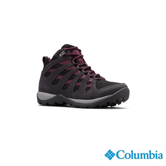 【Columbia 哥倫比亞官方旗艦】女款-REDMONDOmni-Tech防水高筒登山鞋-黑色(UBL08330BK/HF)