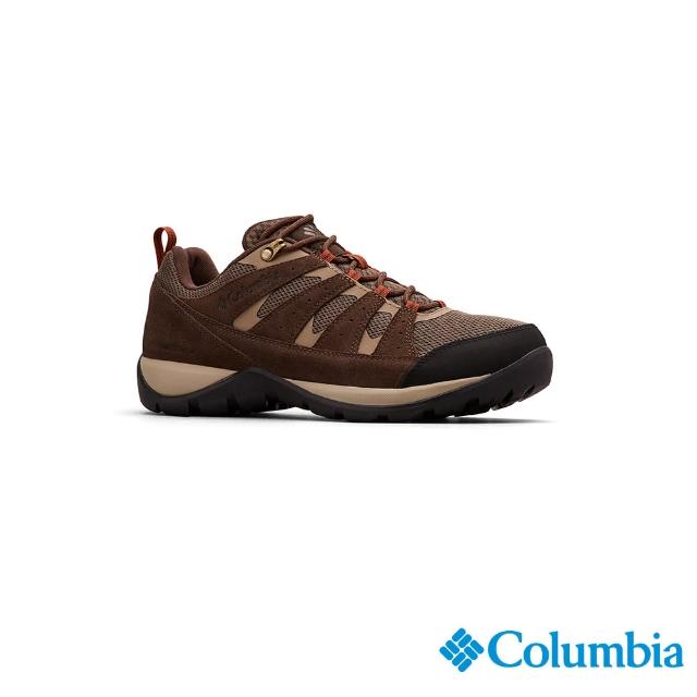 【Columbia 哥倫比亞官方旗艦】男款-REDMONDOmni-Tech防水登山鞋-深棕(UBM08340AD/HF)