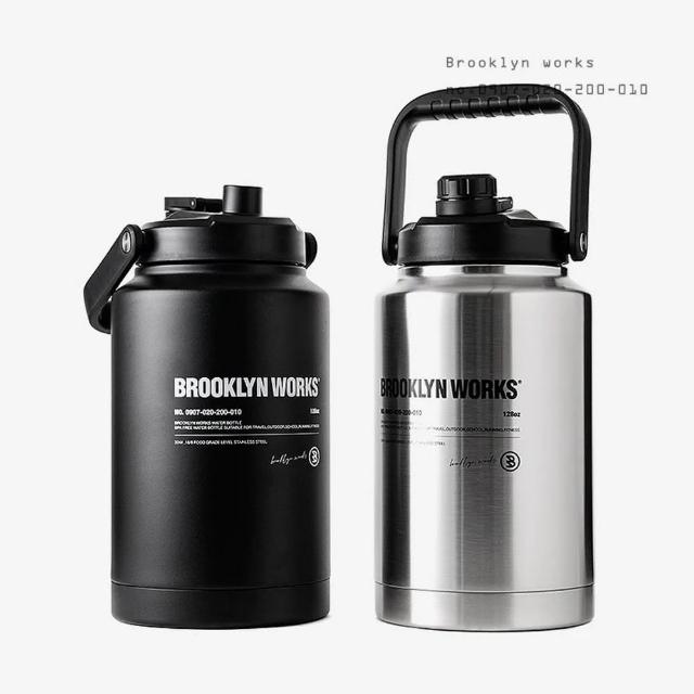 【BROOKLYN WORKS】3.8L高規保冰保溫桶 黑色(大容量 攜帶便利 保冰效果絕佳 不含BPA)
