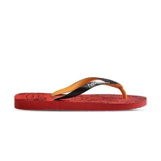 【havaianas 哈瓦仕】男鞋 女鞋 紅色 夾腳拖 迪士尼100週年紀念 小飛象 拖鞋 4148611-2090U