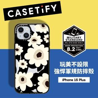 【Casetify】iPhone 15 Plus 耐衝擊保護殼-罌粟花(支援無線充電)