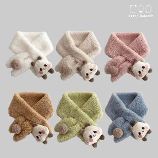 【艾比童裝】熊貓交叉保暖圍巾(配件系列 A10-50)