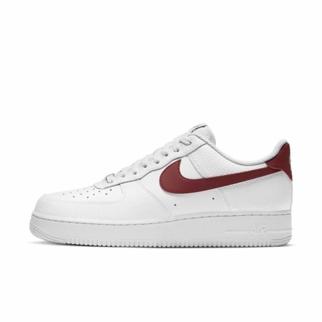 NIKE 耐吉】AIR FORCE 1 07 男運動休閒鞋-白紅(CZ0326100) - momo購物