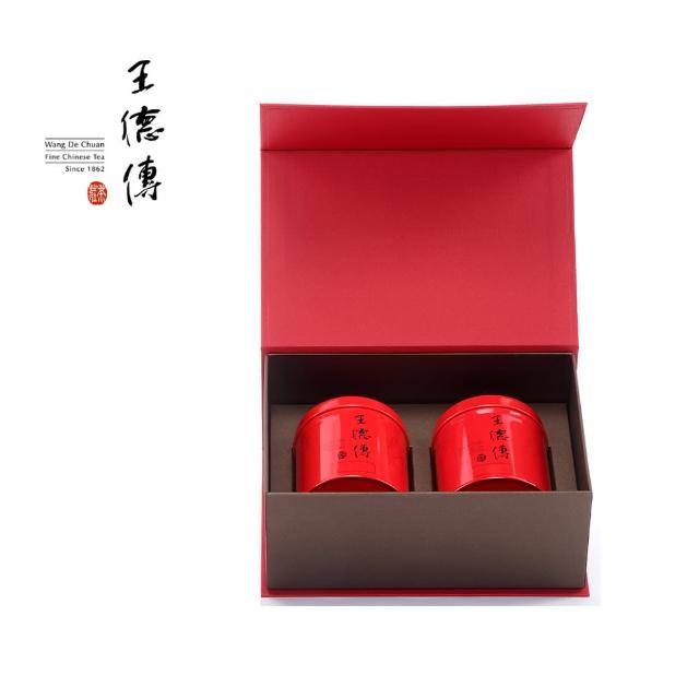 【王德傳】特選茶葉禮盒(阿里山金萱100g+凍頂烏龍100g) - momo
