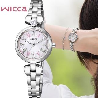 【CITIZEN 星辰】wicca 太陽能手鍊型淑女錶 手錶 畢業 禮物(KP5-611-91)