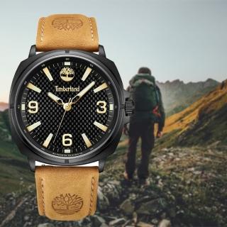 【Timberland】天柏嵐 BAILARD系列 野營征服腕錶 黑x咖/43mm(TDWGB2201702)