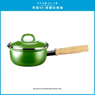 【BK】碳鋼琺瑯鍋 16公分 單柄鍋 綠-德國製