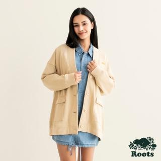【Roots】Roots女裝-#Roots50系列 璀璨金開襟外套(淡金色)