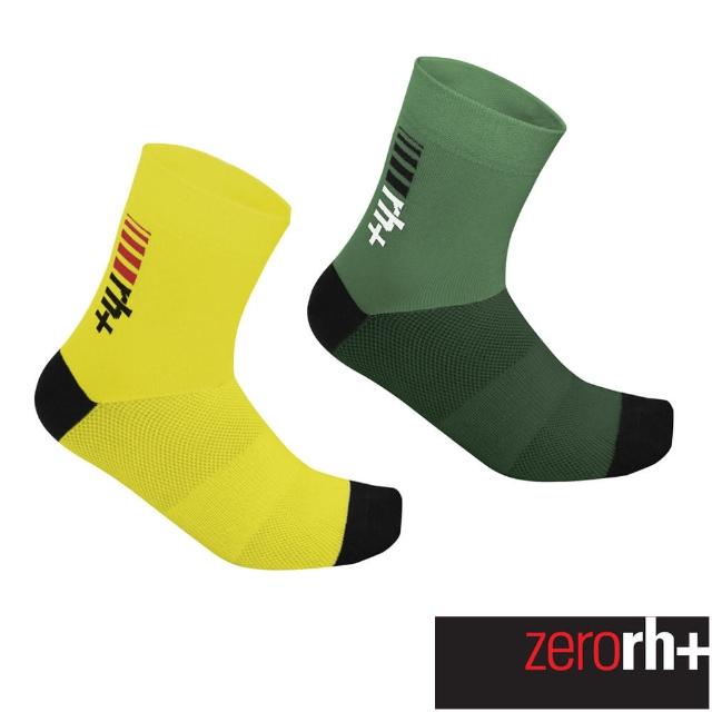 【ZeroRH+】義大利ZERO高筒運動襪-13cm(螢光黃、綠色 ECX9090)