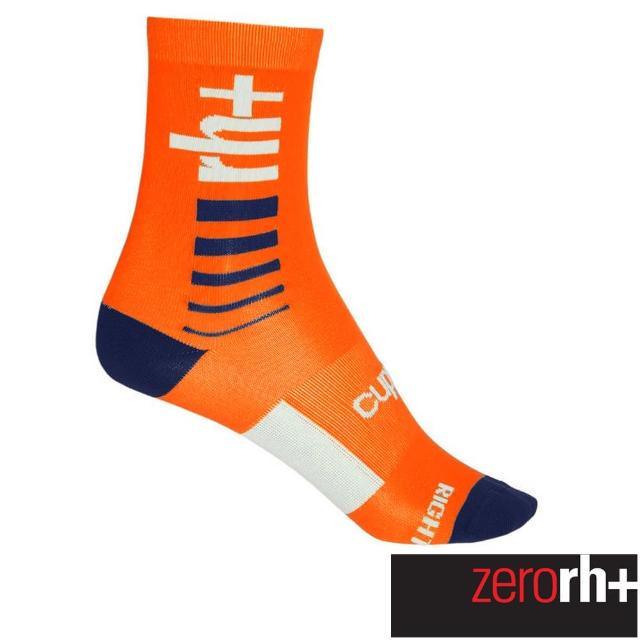 【ZeroRH+】義大利 Logo 15CM 高筒運動襪(橘色 ECX9107_36W)