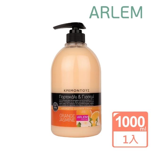 【ARLEM】甜橙茉莉滋潤香氛沐浴乳-1000ml(歐盟實驗室敏感檢測)