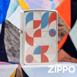 【Zippo】2023年創辦人紀念款－幾何色塊防風打火機(美國防風打火機)