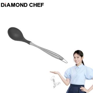 【DIAMOND CHEF】不鏽鋼柄耐熱矽膠湯勺(夏于喬代言推薦)
