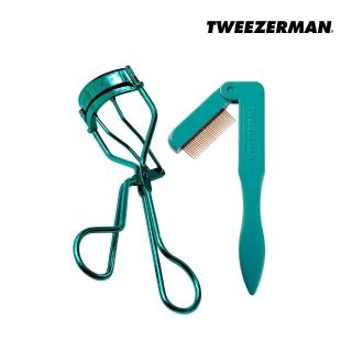 【Tweezerman】精緻美睫雙件組-孔雀綠(專櫃公司貨)