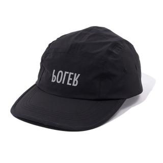 【POLER STUFF】日本限定 3.0L STORM PROOF SHELL CAP 戶外時尚防水五分割帽(黑色 / 反光LOGO)