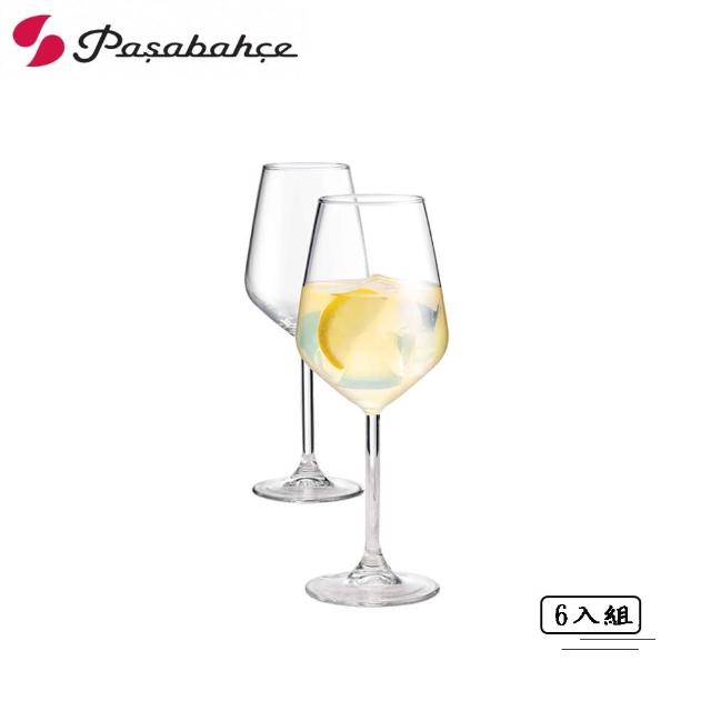 【Pasabahce】Allegra系列 紅酒杯6入組 350mL(白酒杯/酒杯/高腳杯)