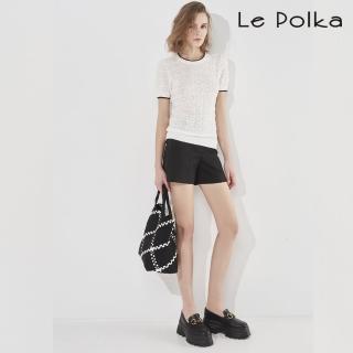 【Le Polka】經典都會黑短褲-女