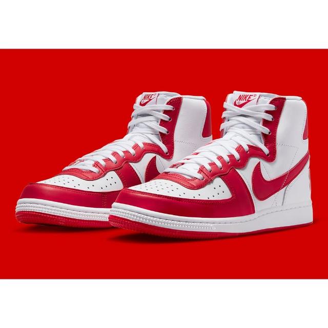 NIKE 耐吉】休閒鞋運動鞋NIKE TERMINATOR HIGH 男鞋白紅(FJ4454100