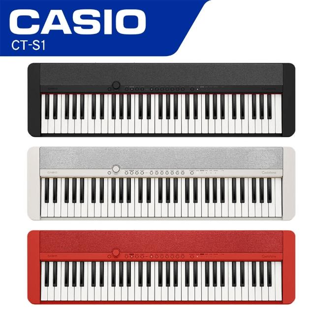 CASIO 卡西歐】CT-S1 61鍵電子琴原廠公司貨(支援APP練習) - momo購物網