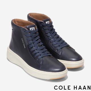 【Cole Haan】GP TOPSPIN MID 真皮中筒運動鞋 男鞋(海軍藍-C36353)