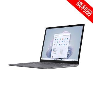 【Microsoft 微軟】福利品 Surface Laptop5 13吋i5輕薄觸控筆電-白金(i5-1235U/8G/512G/W11)