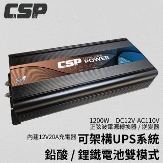 【CSP】ES 1200 1200W DC12V轉AC110V(電源轉換器 逆變器 儲能Energy storage)