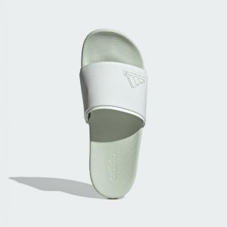 【adidas 愛迪達】拖鞋 女鞋 運動 ADILETTE COMFORT ELEVATED 綠 IF8657