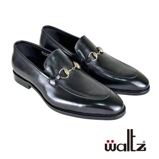 【Waltz】質感 牛皮紳士鞋 真皮樂福鞋(3W111068-02 華爾滋皮鞋)