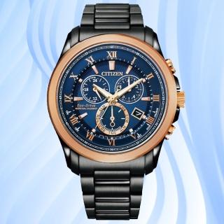 【CITIZEN 星辰】GENTS系列 萬年曆 光動能 時尚計時腕錶 禮物推薦 畢業禮物(BL5546-81L)
