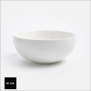【HOLA】克萊歐強化瓷圓碗15.4cm 枝線白