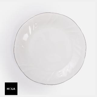 【HOLA】朵樂骨瓷平盤10.5吋 白