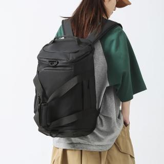 【MoodRiver】小款 旅行袋 健身袋 行李袋 後背包 雙肩包 側背包(可後背 側背 手提 防潑水 大容量 有鞋格)