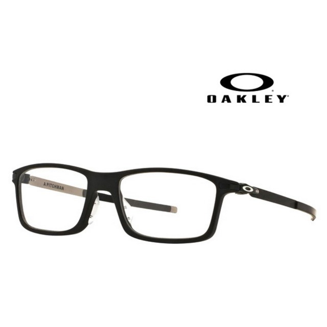 【Oakley】奧克利A PITCHMAN 亞洲版光學鏡框OX8096 01 霧黑框