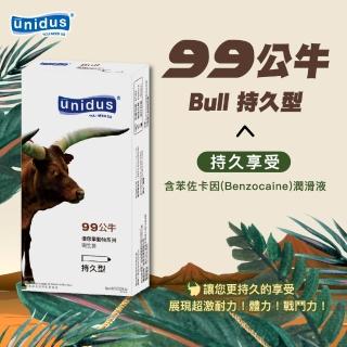 【Unidus優您事】動物系列保險套-99公牛持久型12入/盒(情趣職人)